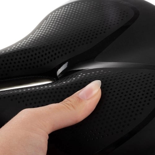 Smal cykelsadel med ventilation og baglys