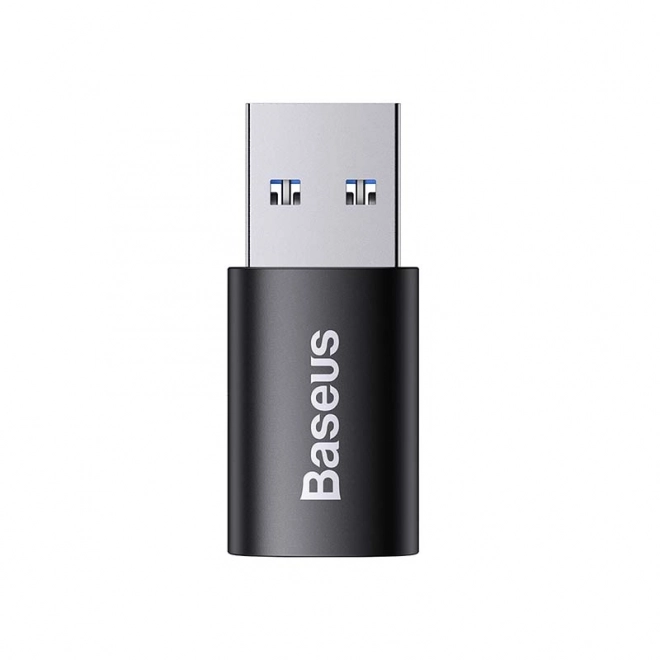 Adapter Baseus USB-A til USB-C – Sort