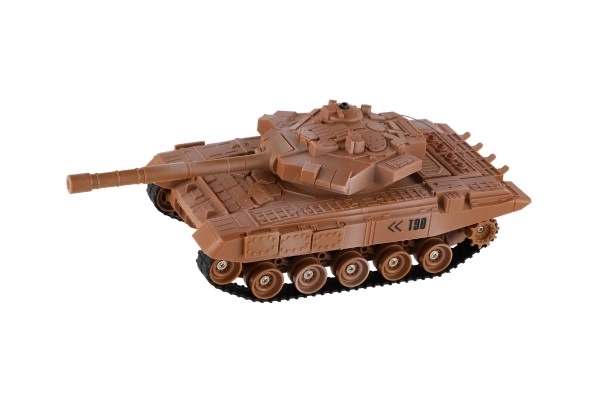 RC Tankkamp med genopladeligt batterisæt med lyd og lys 27MHz/40MHz