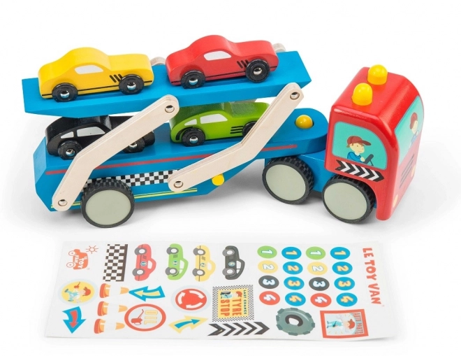 Trælastbil med biler Le Toy Van