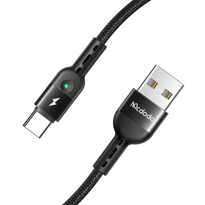 Fjederkabel USB til USB-C Mcdodo Omega CA-6420 1,8 m (sort)