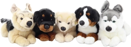 Plysbamse hund 43 cm miljøvenlig