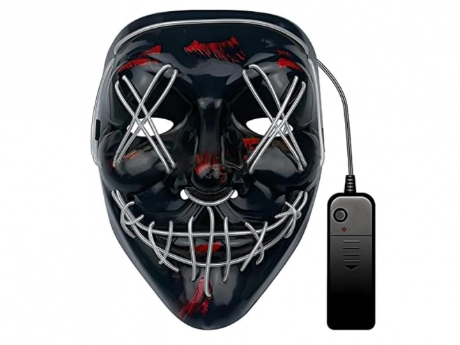Lysende LED-maske rensende fest