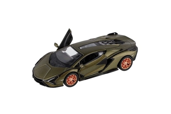 Auto Kinsmart Lamborghini Sián FKP 37 metal/plast 13cm mix farver