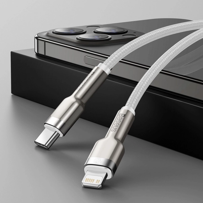 USB-C kabel til Lightning Baseus Cafule med hurtig opladning 20W, 1m