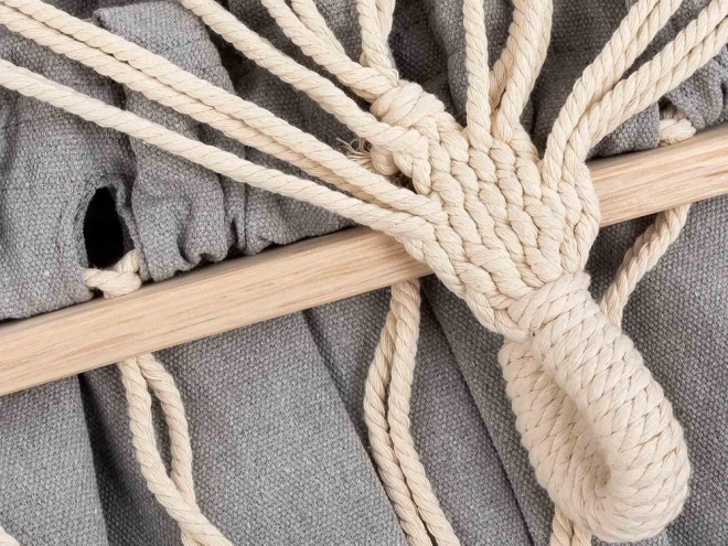 Havehængekøje XXL med solidt overdække