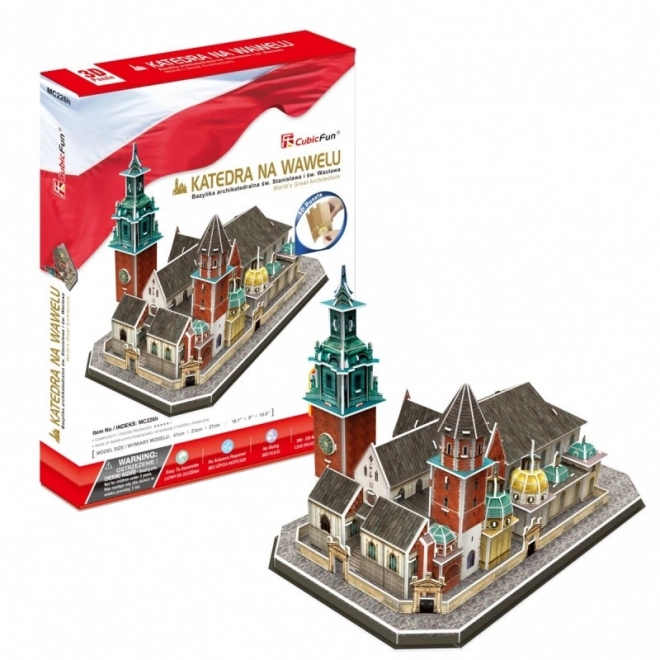 Puslespil 3D Wawel-katedralen 101 dele