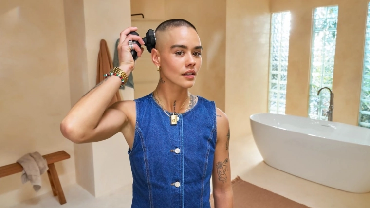 Våd- og tørbarbering, ergonomi i håndfladen