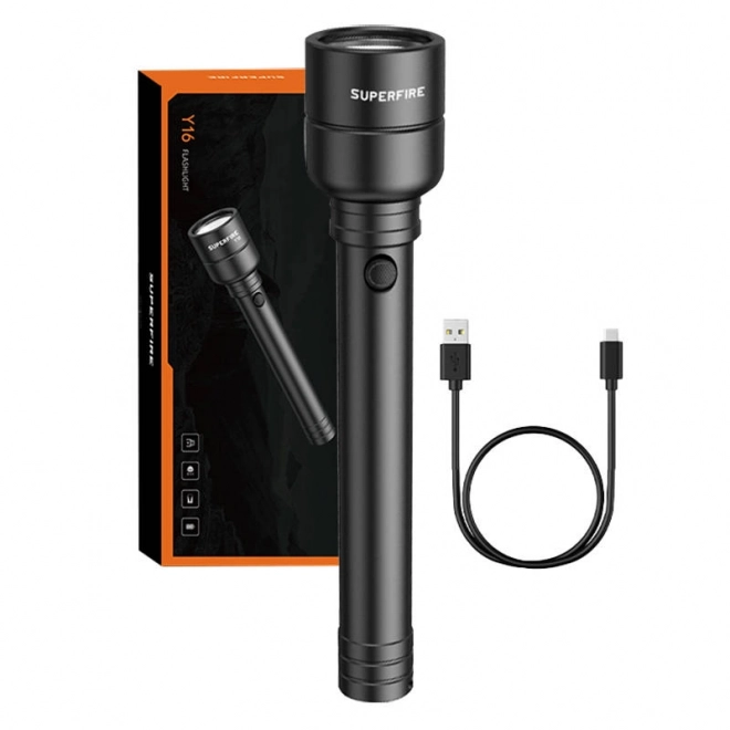 Lommelygte Superfire Y16, 1700lm, USB-C