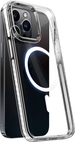 Torras Sparka gennemsigtigt etui til iPhone 15 Pro