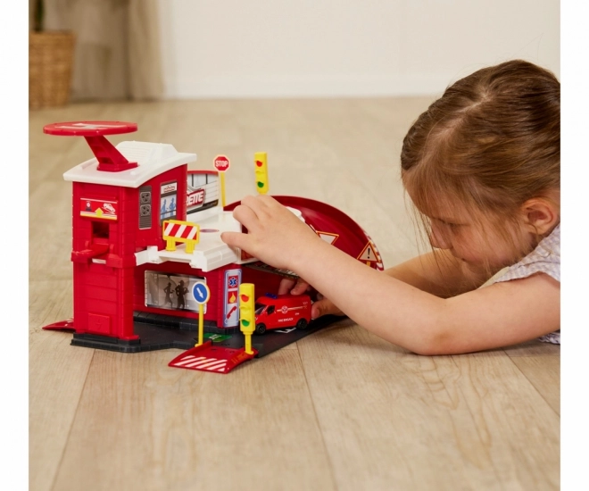 Garage Majorette Creatix redningsstation med køretøj
