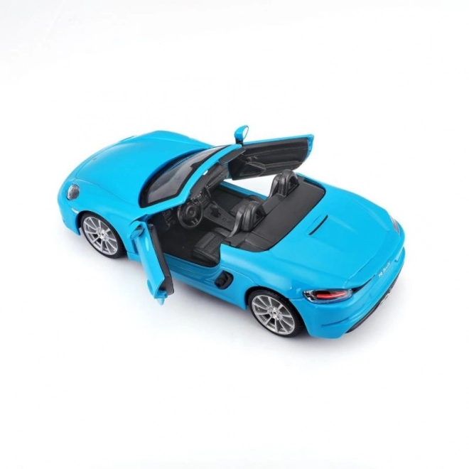 Bburago 1:24 Porsche 718 Boxster Blå