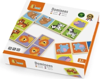 Trædomino med dyr