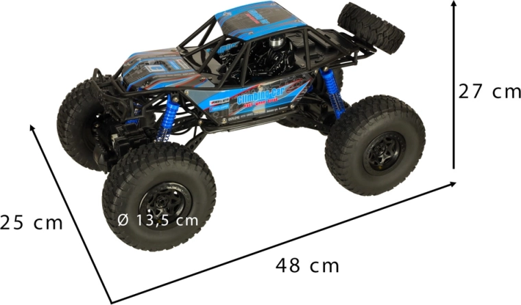 Størrelse 1:10 – 48 × 25 × 27 cm