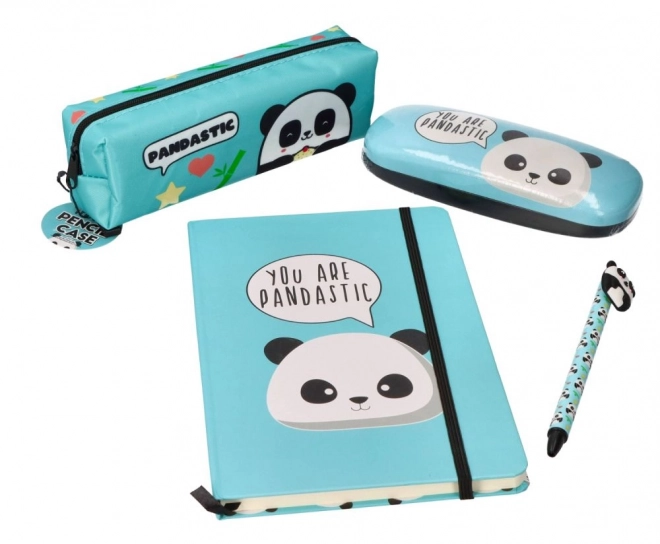 Brilleetui med panda