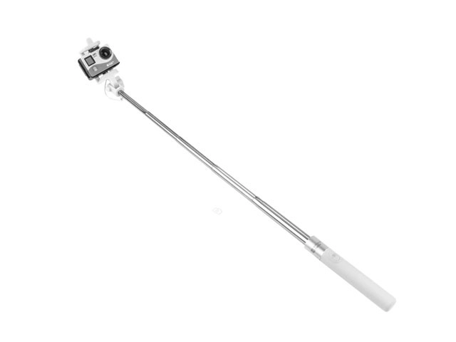 Hvid selfie-stick med ledningsbetjening SF-20W