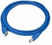 USB 3.0 forlængerkabel AM–AF 3 m blå