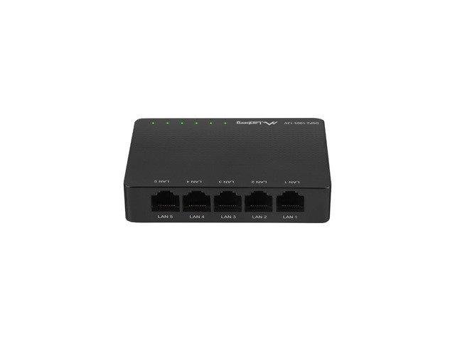 Switch LANBERG DSP2-1005 5x 1Gb/s Ikke-Administreret Gigabit Ethernet Desktop 12V