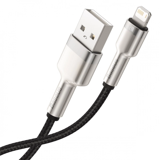 USB kabel til Lightning Baseus Cafule, 2,4A, 1m (sort)