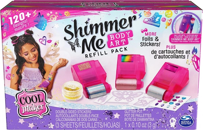 Refillpakke til tatoveringer Cool Maker Shimmer Me