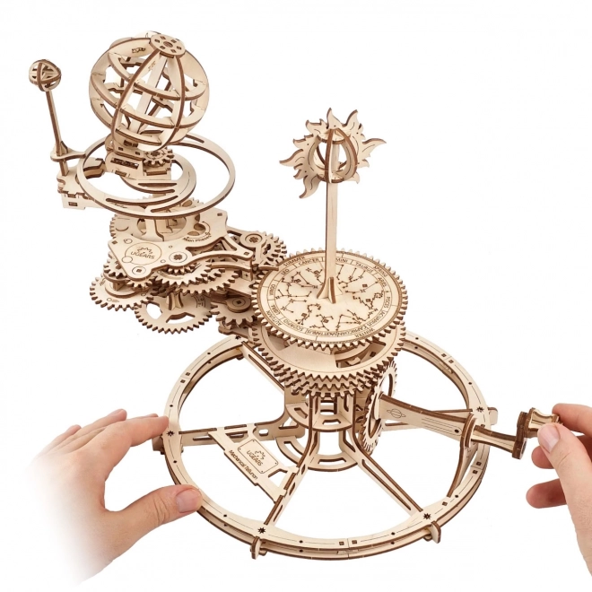Ugears 3D træmekanisk puslespil Tellurium