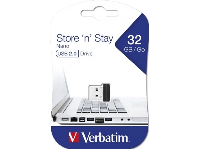 USB flashdisk Verbatim Store 'n' Stay Nano 32GB USB 2.0