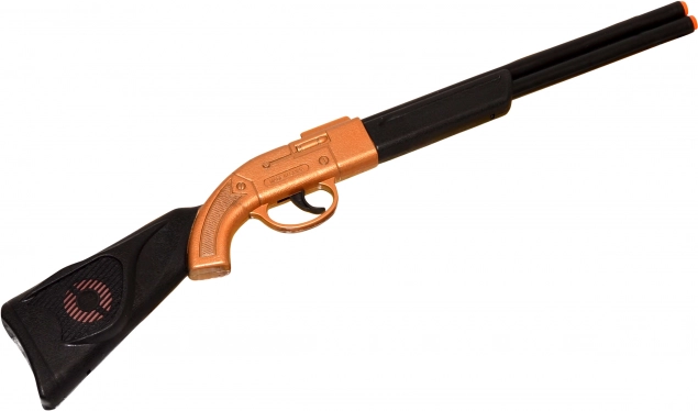 Plastisk klapriffel 50 cm