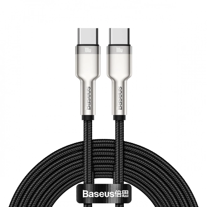 USB-C til USB-C kabel Baseus Cafule 100W, 2m sort