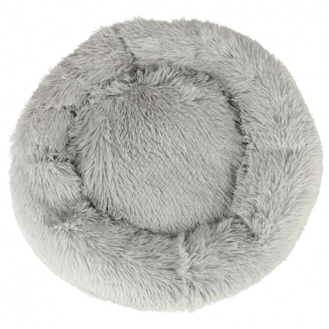 Blød hunde- og kattekurv 60 cm lysegrå