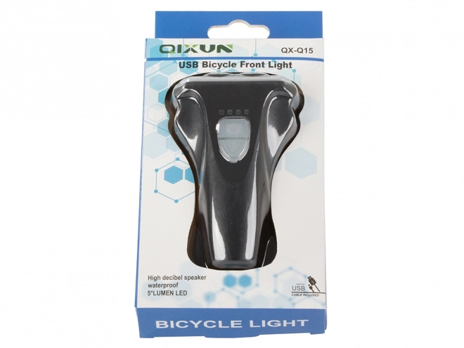 Forreste LED cykellygte USB