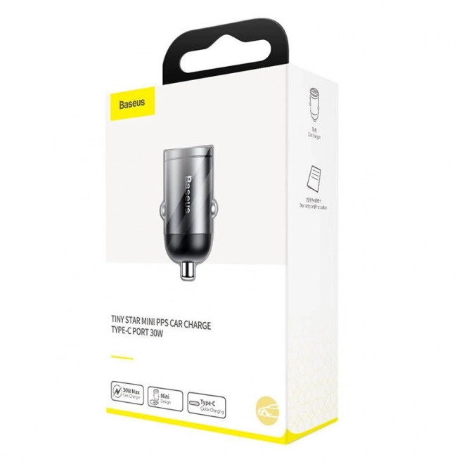 Biloplader Baseus Tiny Star USB-C, QC 4.0+, PD, 30W