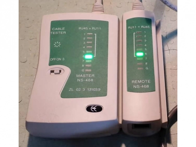 Tester til netværkskabler RJ45 og RJ11