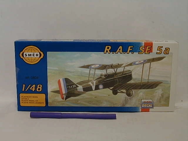 Flymodel R.A.F. SE 5a i skala 1:48