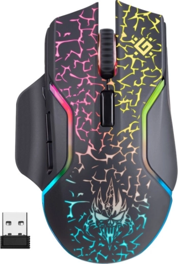 trådløs gamingmus Defender Oneshot med RGB-belysning 3200 DPI