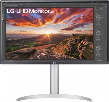 LG 27" UHD IPS-skærm med USB‑C og DisplayHDR