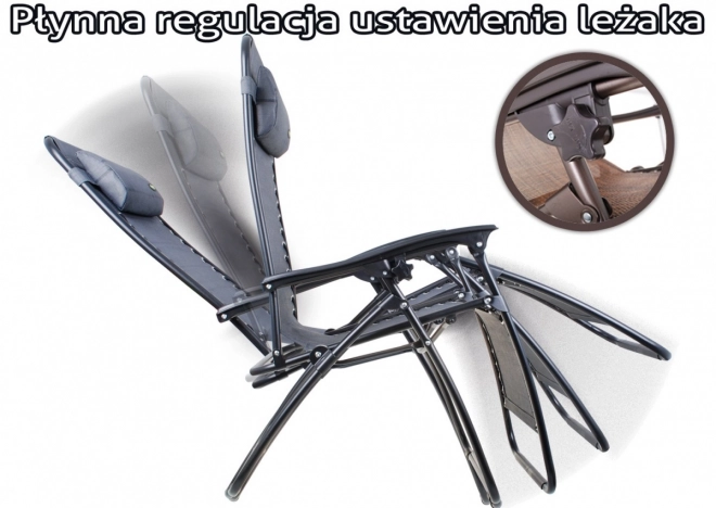 Have- og strandstol med kopholder