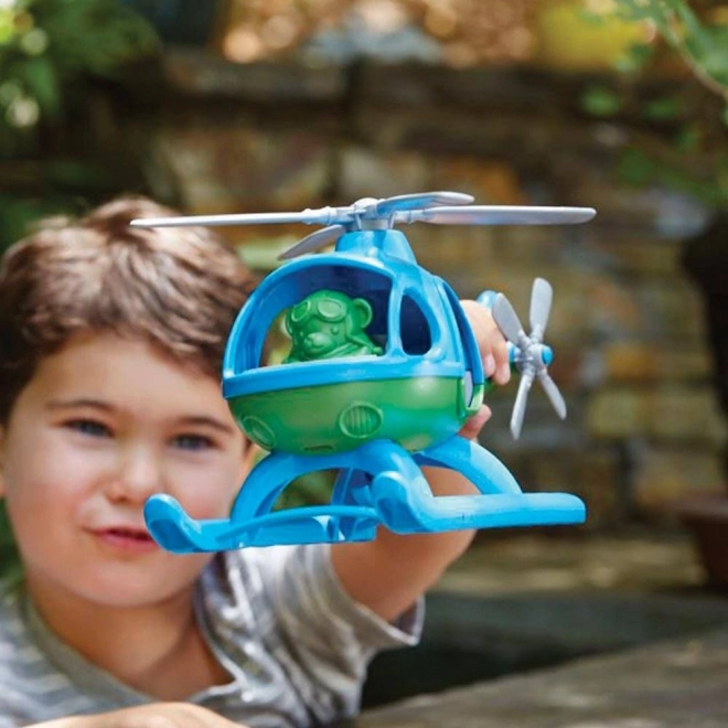 Helikopter Green Toys blå