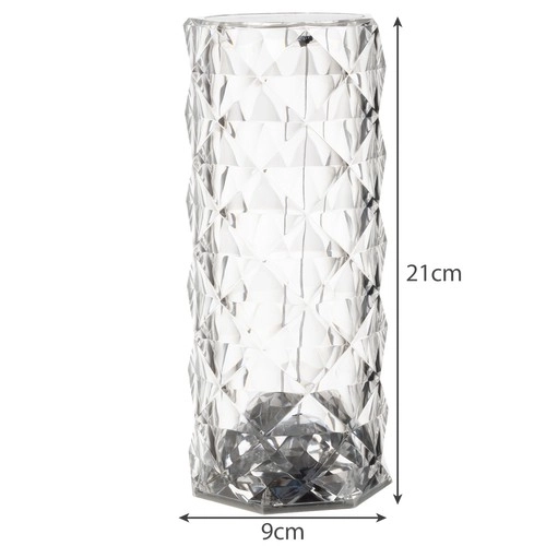 Lampe med LED-projektor - rose, Izoxis 22518