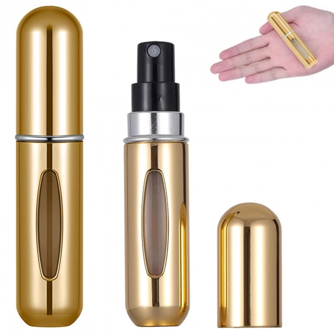 Rejse sprayflaske med parfumesprøjte 5ml parfumedispenser – guld
