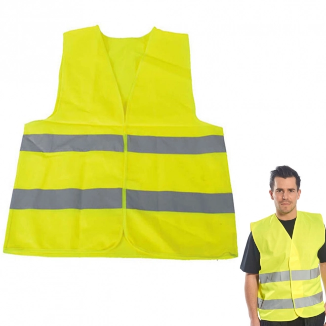 Refleksvest gul størrelse L