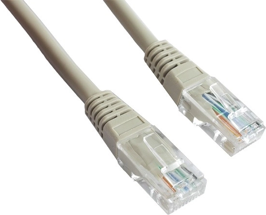 Patchkabel kategori 5e med beskyttende kappe 0,25 m grå