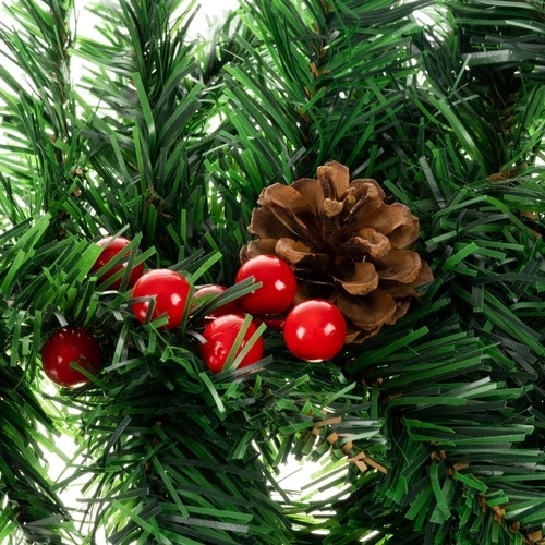 Jul krans / dekoration 2,7 m med LED-lys Ruhhy 22322