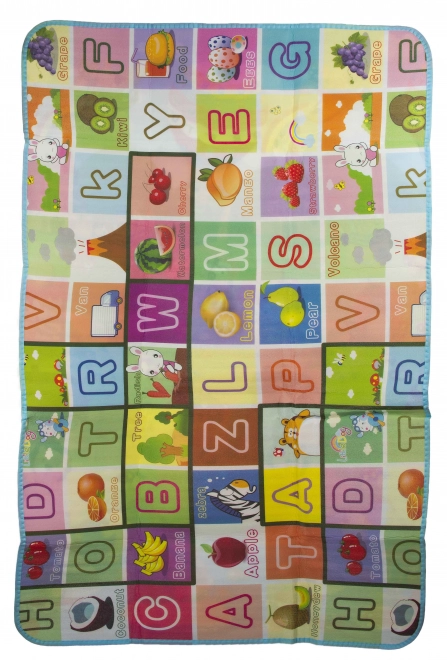 Uddannelsesmæssig dobbelt-sidet skum legetæppe til legeplads 180x120 cm