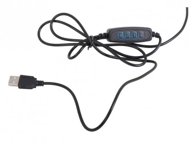 Skrivebord LED lampe med telefonholder