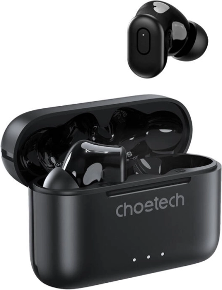 Trådløse Choetech BH-T15 høretelefoner med ANC + ENC (sort)