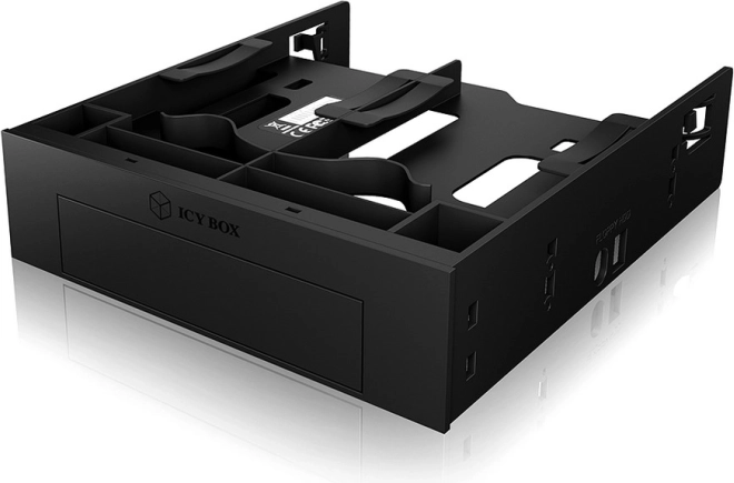 Icy Box IB-5251 monteringsramme til 5,25" for 2× 2,5" og 1× 3,5" HDD/SSD