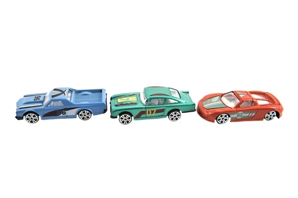 Metal racerbil 6 cm i æske