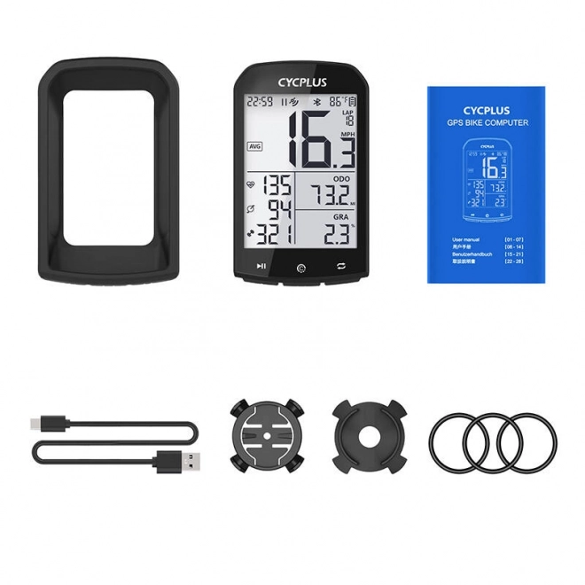 GPS cykelcomputer Cycplus M1