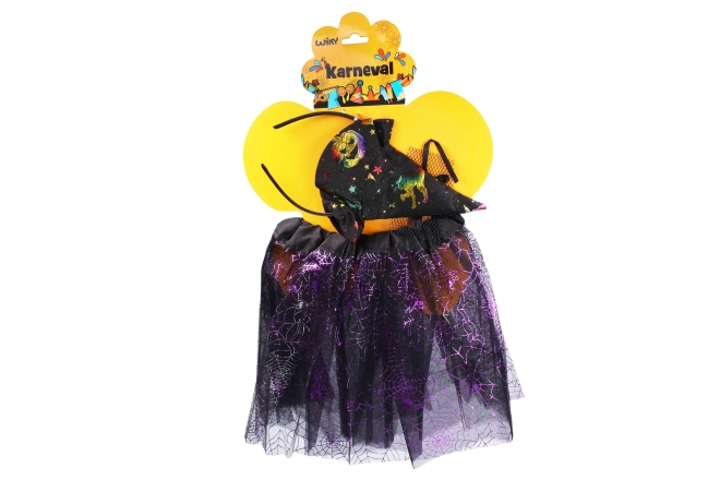 Halloween kostume til børn - heks/edderkop