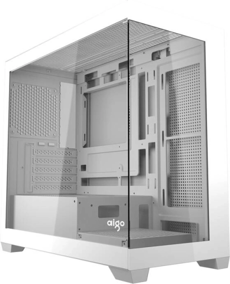 computer kabinet Darkflash C218M hvid med 6 ARGB blæsere